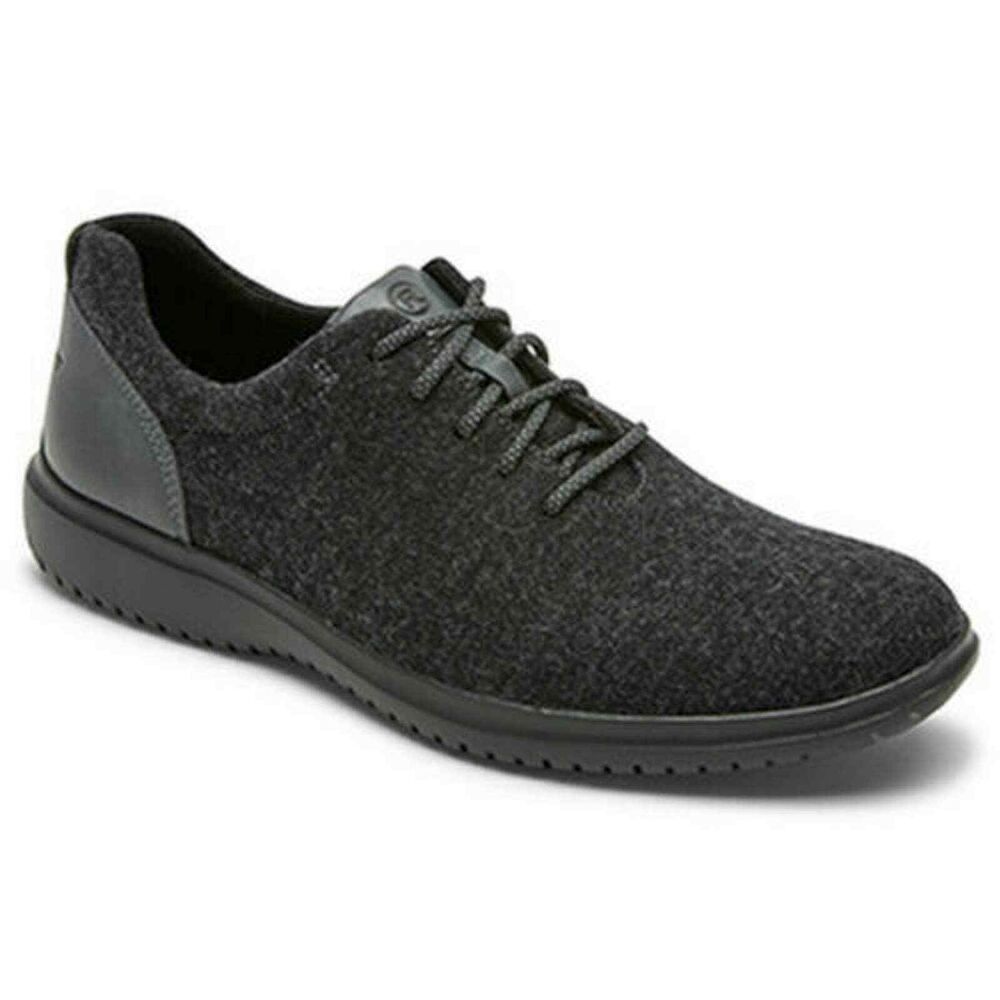 Rockport Mens Dress Shoes Potts 2 Fast Oxford Casual Dark Gray CH5500 Sz‎ 7